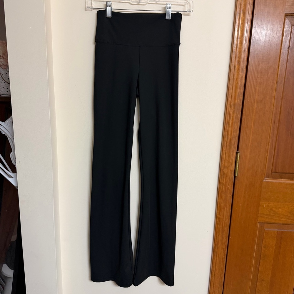 American Eagle Outfitters Black Wide-Leg Flare Pants